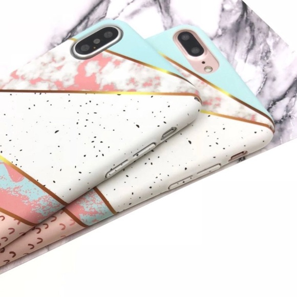 NEW iPhone 7+ 8+ Marble Splice Hard Case - Picture 2 of 3